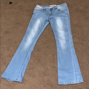 Wide leg jeans